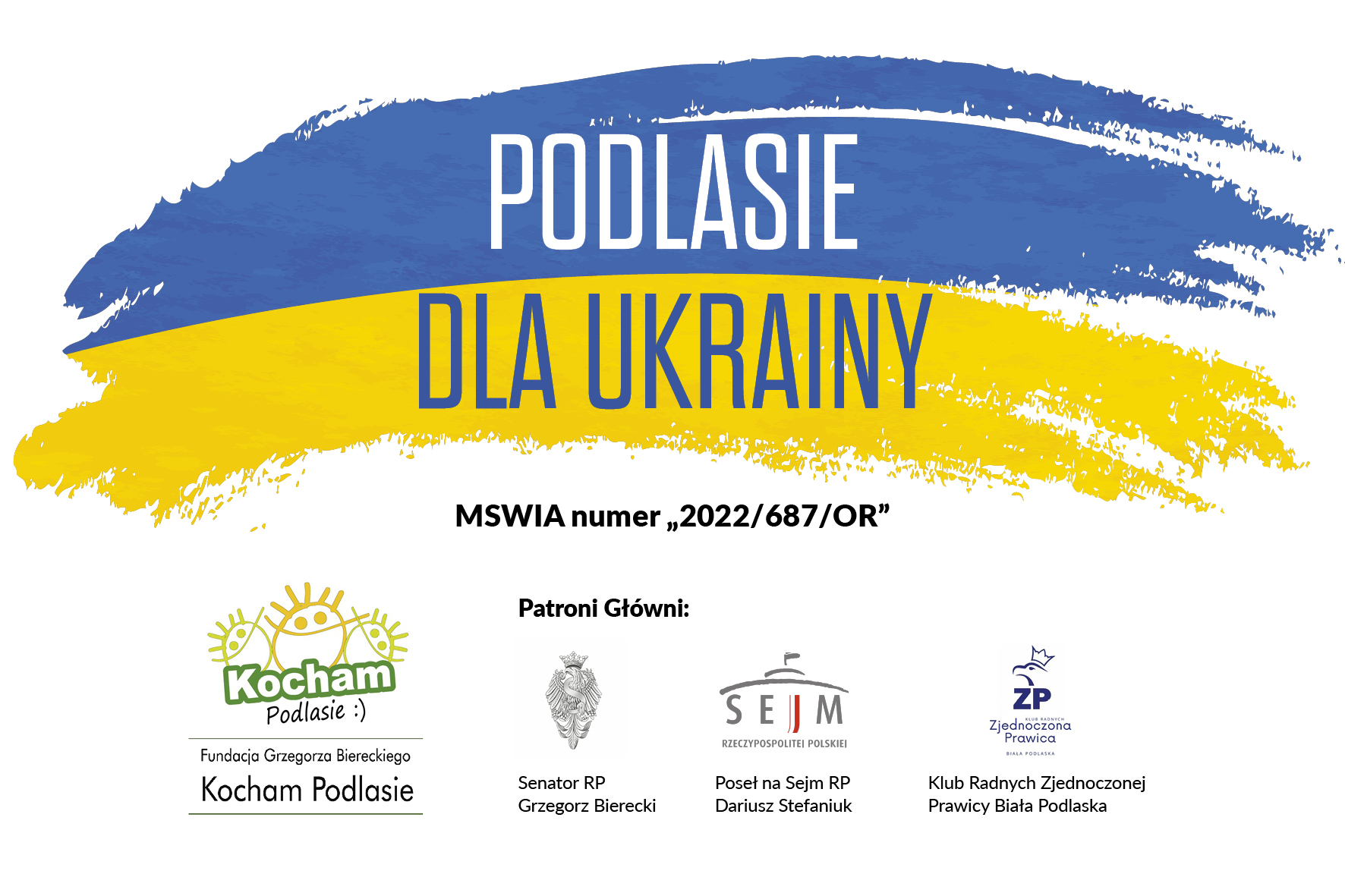Fundacja „Kocham Podlasie” rozpoczyna zbiórkę Podlasie dla Ukrainy